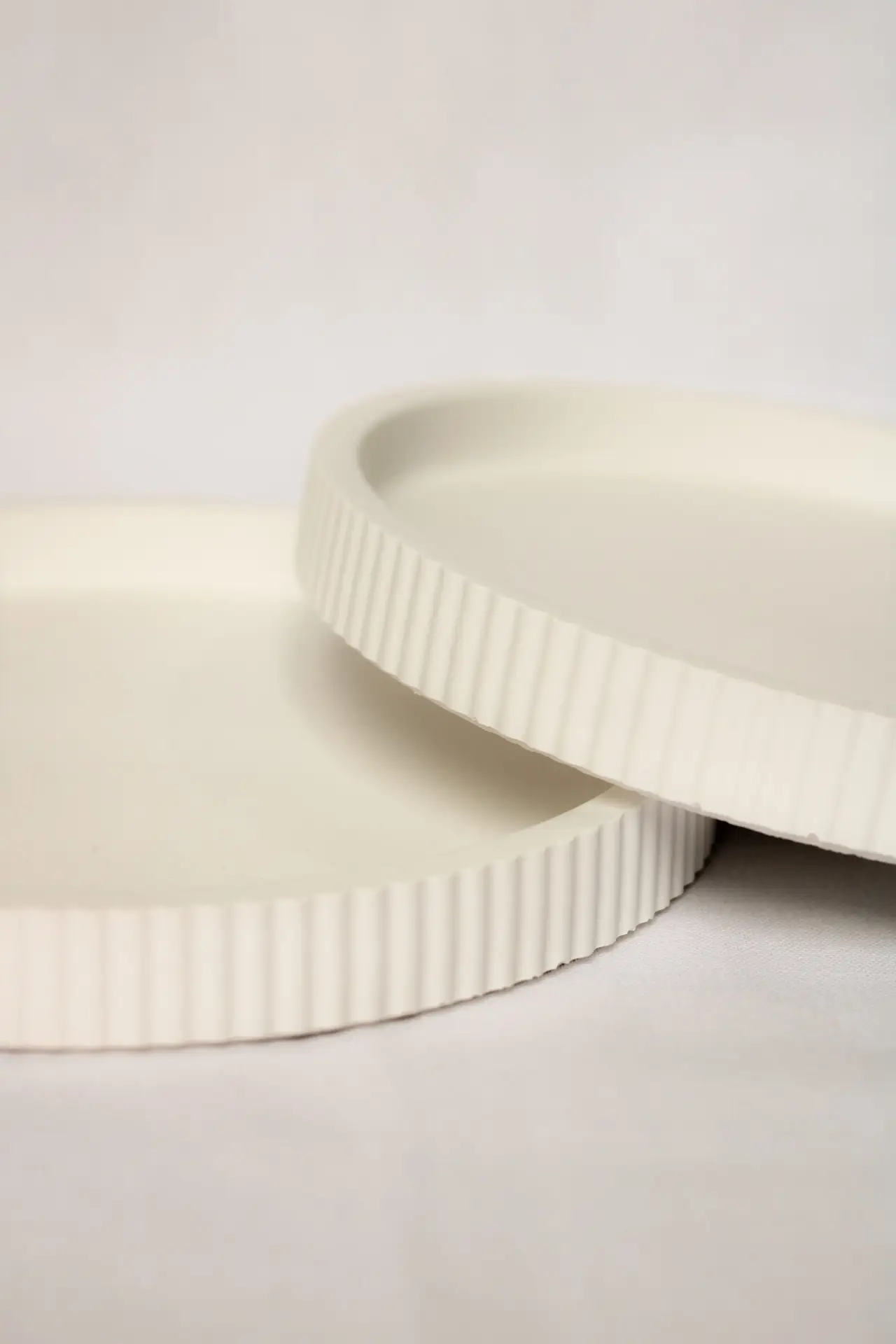 Alaric grand plateau décoratif vaguelettes