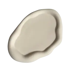 Flocon plateau décoratif de forme ovale